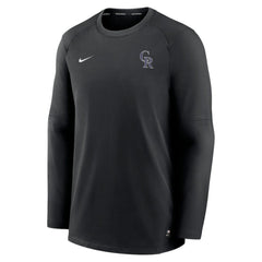 Colorado Rockies Nike Authentic Collection Logo Performance Long Sleeve T-Shirt Clearance