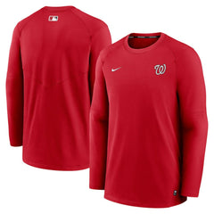Washington Nationals Nike Authentic Collection Logo Performance Long Sleeve T-Shirt Online
