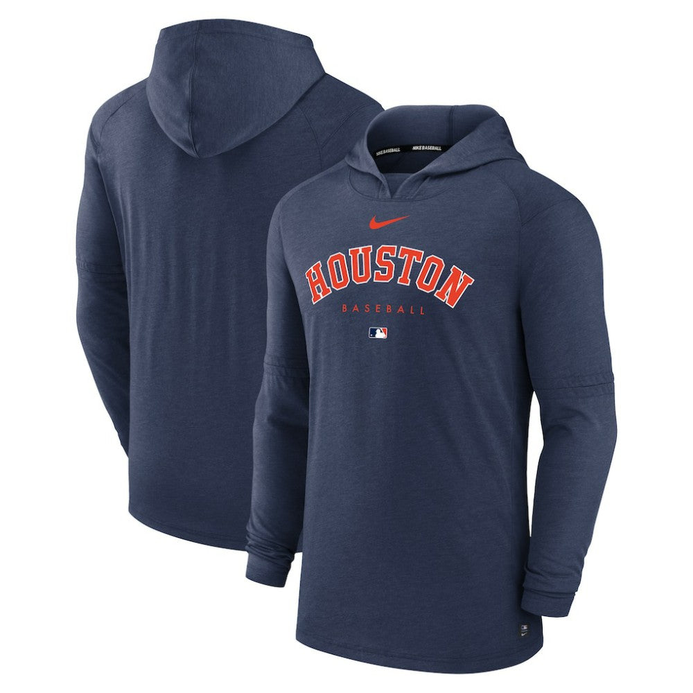 Houston Astros Nike Authentic Collection Lightweight Dri-FIT Hooded Pullover Clearance