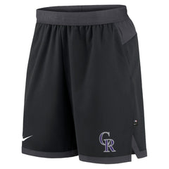 Colorado Rockies Nike Authentic Collection Flex Vent Performance Shorts Clearance