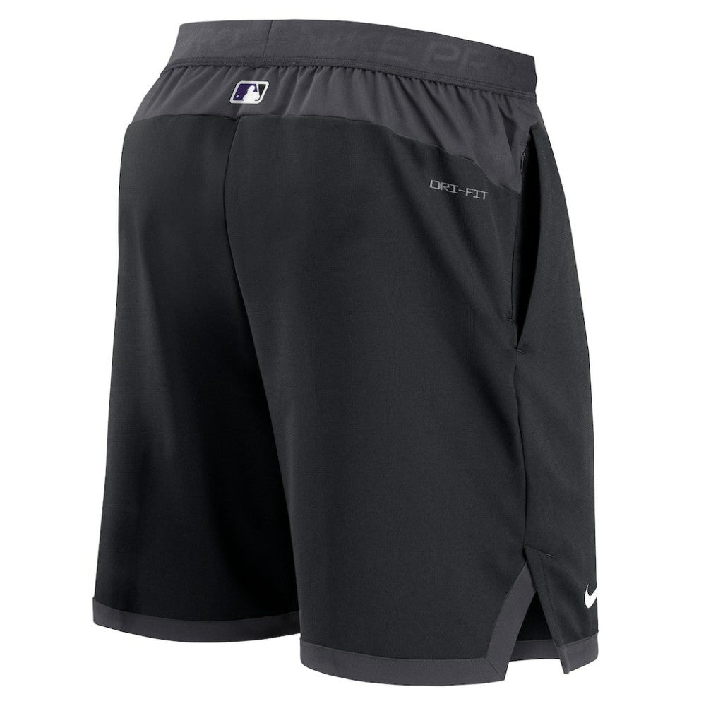 Colorado Rockies Nike Authentic Collection Flex Vent Performance Shorts Clearance