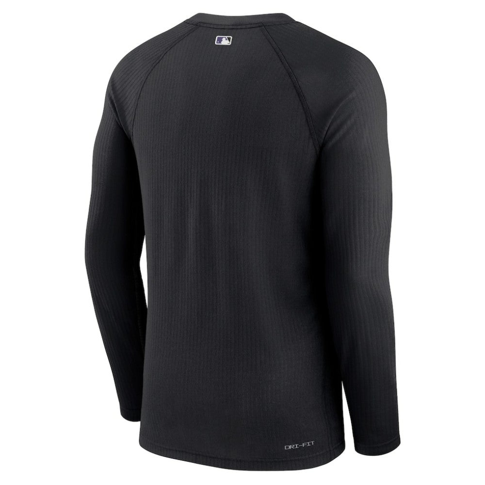 Colorado Rockies Nike Authentic Collection Game Raglan Performance Long Sleeve T-Shirt Clearance