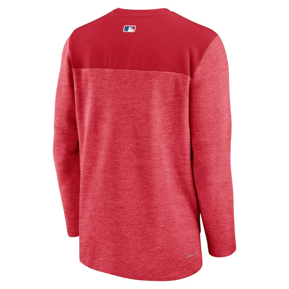 Los Angeles Angels Nike Authentic Collection Game Time Performance Half-Zip Top Clearance