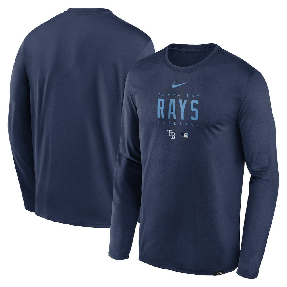 Tampa Bay Rays Nike Authentic Collection Team Logo Legend Performance Long Sleeve T-Shirt Lifestyle