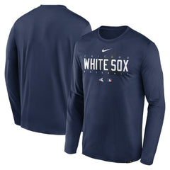 Chicago White Sox Nike Authentic Collection Team Logo Legend Performance Long Sleeve T-Shirt Sale