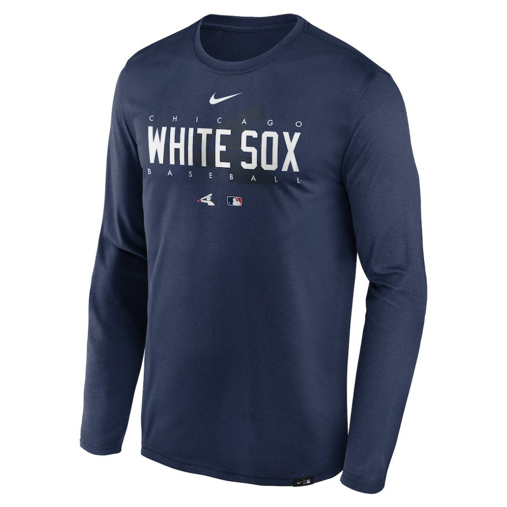 Chicago White Sox Nike Authentic Collection Team Logo Legend Performance Long Sleeve T-Shirt Sale