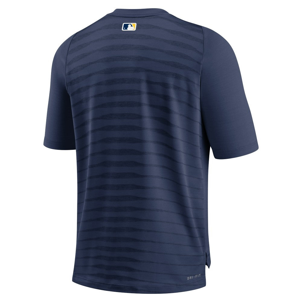 Milwaukee Brewers Nike Authentic Collection Pregame Raglan Performance V-Neck T-Shirt Sale