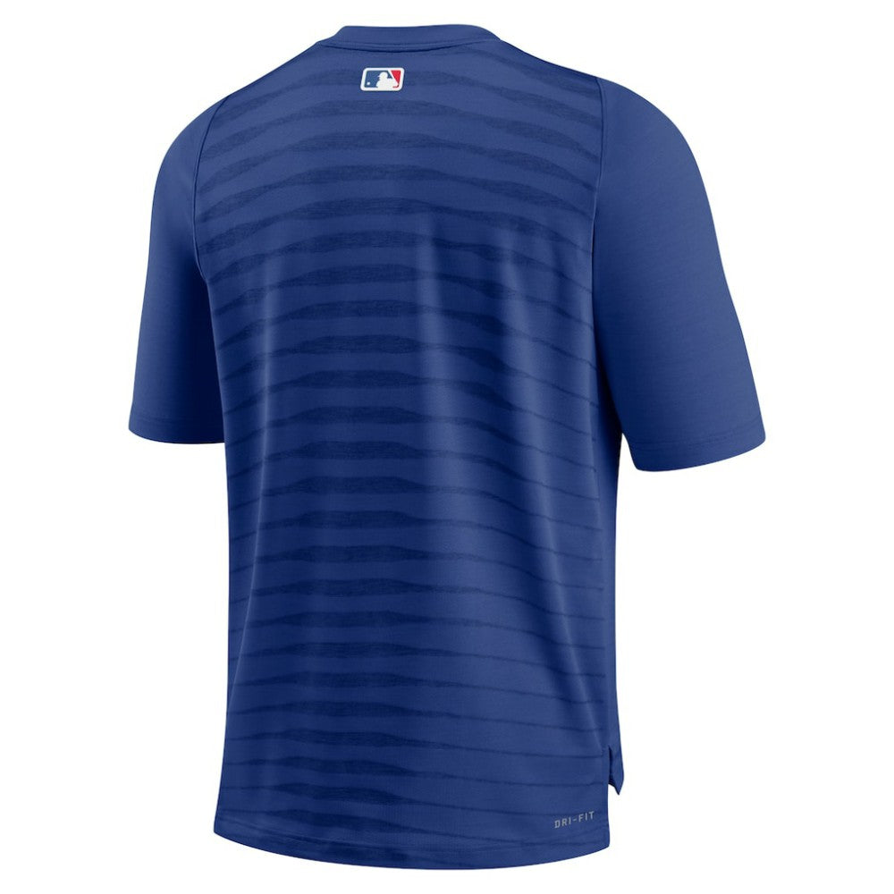 Chicago Cubs Nike Authentic Collection Pregame Raglan Performance V-Neck T-Shirt Clearance