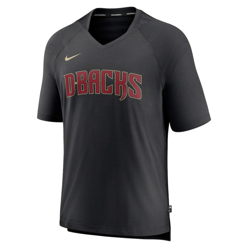 Arizona Diamondbacks Nike Authentic Collection Pregame Raglan Performance V-Neck T-Shirt On Sale