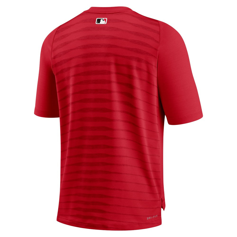Cincinnati Reds Nike Authentic Collection Pregame Raglan Performance V-Neck T-Shirt Clearance