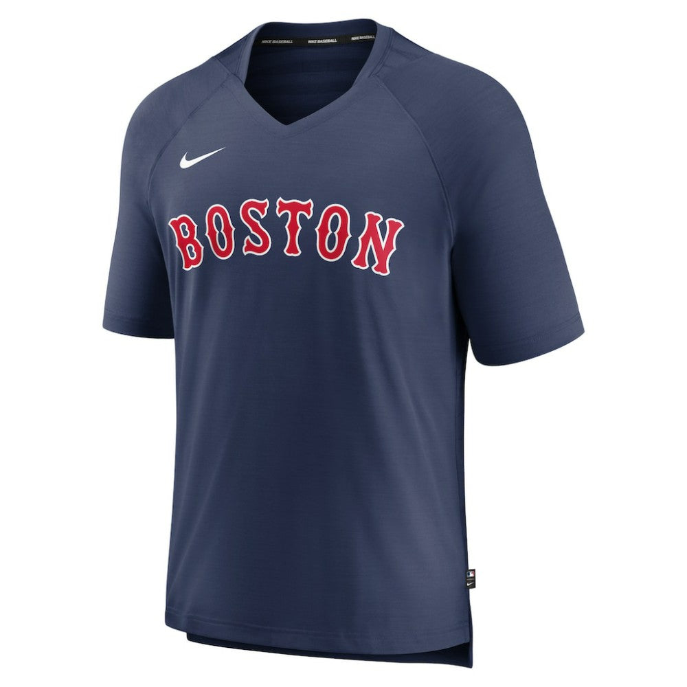 Boston Red Sox Nike Authentic Collection Pregame Raglan Performance V-Neck T-Shirt for sale