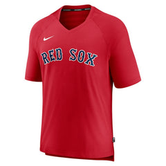 Boston Red Sox Nike Authentic Collection Pregame Raglan Performance V-Neck T-Shirt Sale