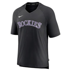 Colorado Rockies Nike Authentic Collection Pregame Raglan Performance V-Neck T-Shirt for sale