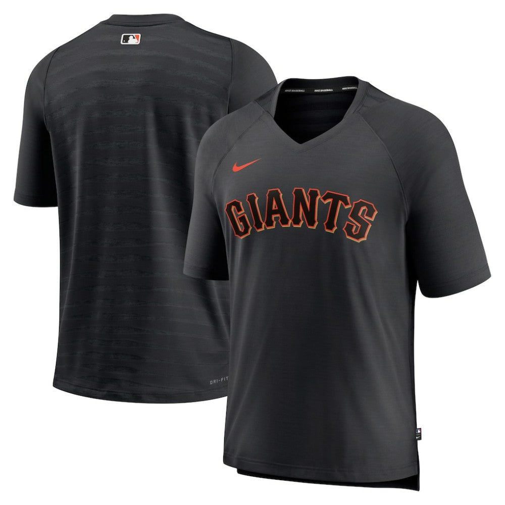 San Francisco Giants Nike Authentic Collection Pregame Raglan Performance V-Neck T-Shirt Near Me