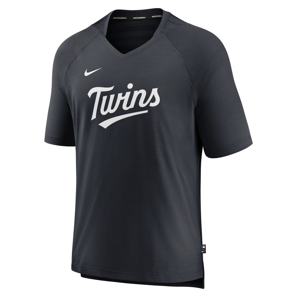Minnesota Twins Nike Authentic Collection Pregame Raglan Performance V-Neck T-Shirt discount
