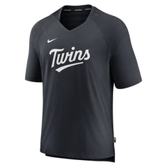 Minnesota Twins Nike Authentic Collection Pregame Raglan Performance V-Neck T-Shirt discount