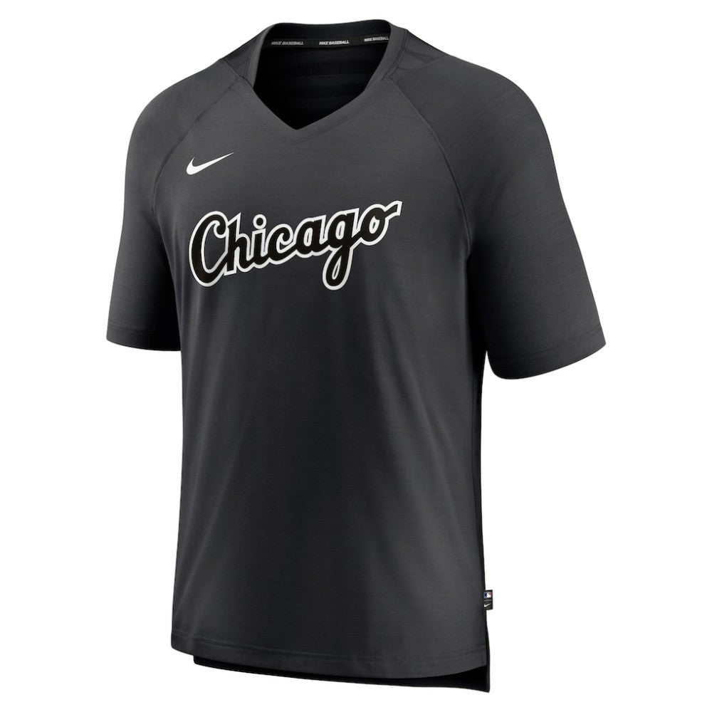 Chicago White Sox Nike Authentic Collection Pregame Raglan Performance V-Neck T-Shirt Near Me