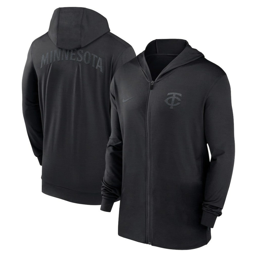 Minnesota Twins Nike Authentic Collection Travel Performance Lightweight Full-Zip Hoodie - Lifestyle