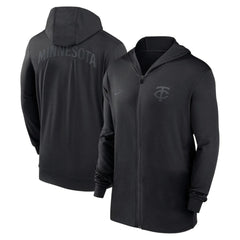 Minnesota Twins Nike Authentic Collection Travel Performance Lightweight Full-Zip Hoodie - Lifestyle