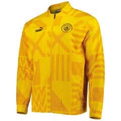 Puma Manchester City Pre-Match Raglan Full-Zip Training Jacket - Yellow