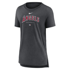 Los Angeles Angels Nike Women's Authentic Collection Early Work Tri-Blend T-Shirt Near Me