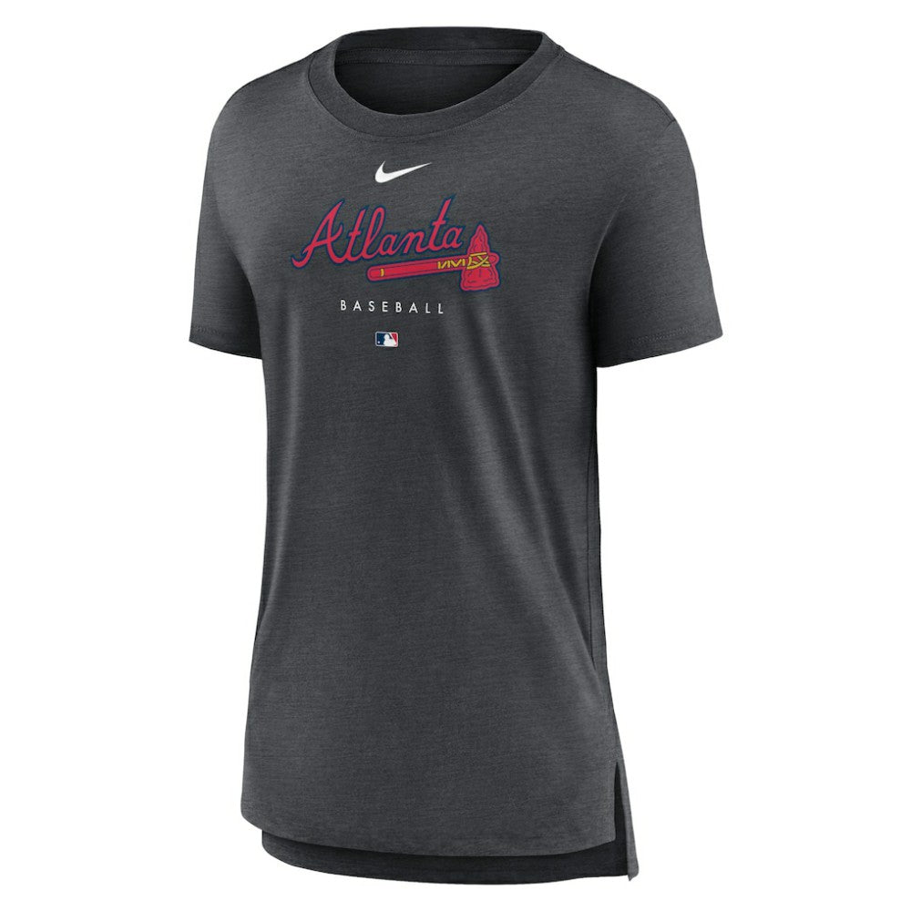 Atlanta Braves Nike Women's Authentic Collection Early Work Tri-Blend T-Shirt for sale