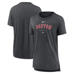 Boston Red Sox Nike Women's Authentic Collection Early Work Tri-Blend T-Shirt Sale