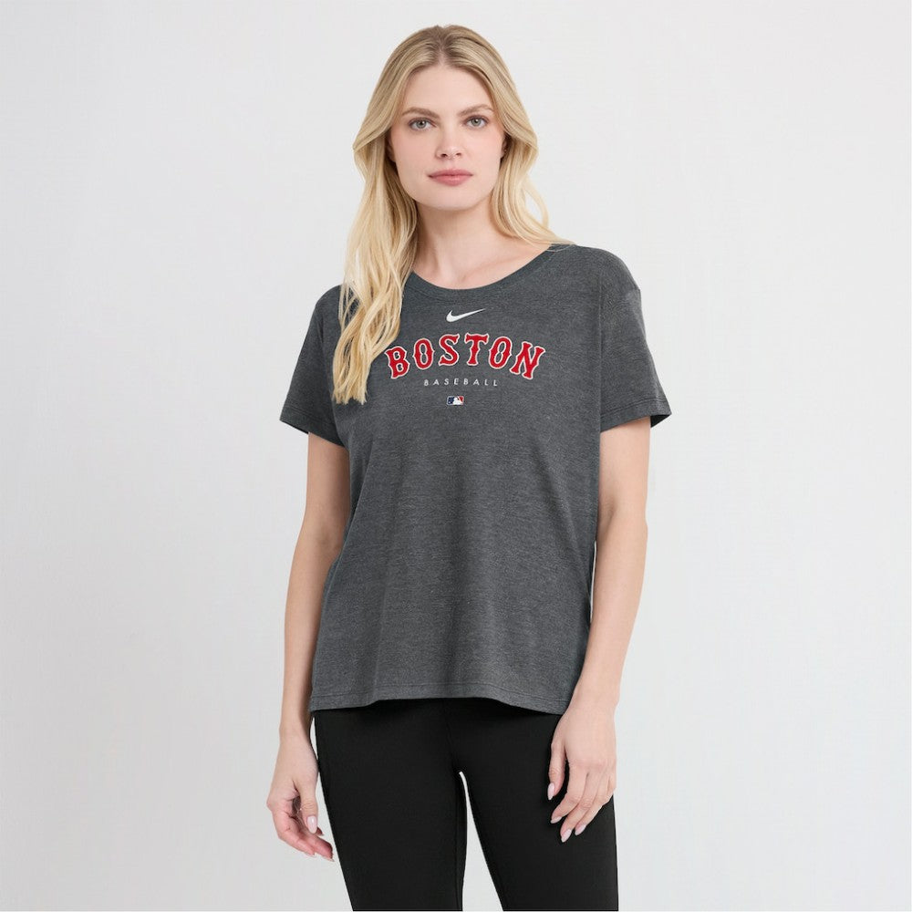 Boston Red Sox Nike Women's Authentic Collection Early Work Tri-Blend T-Shirt Sale