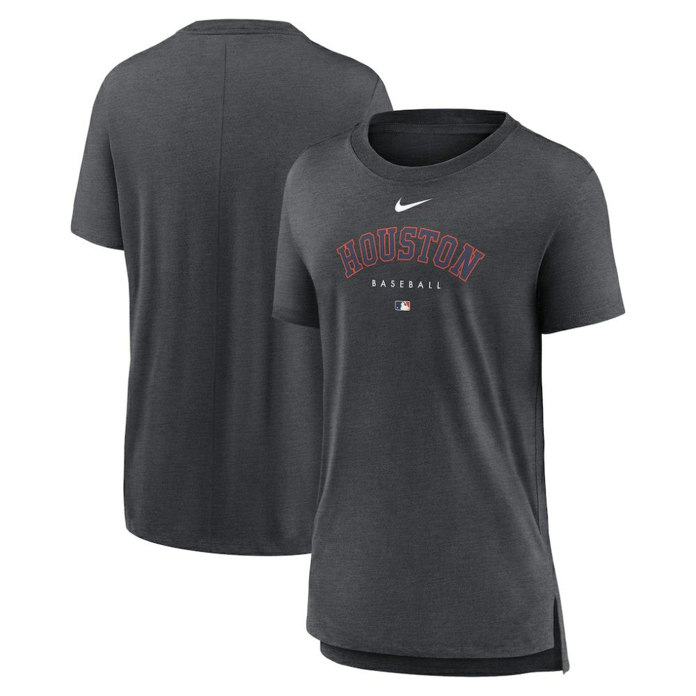 Houston Astros Nike Women's Authentic Collection Early Work Tri-Blend T-Shirt Clearance