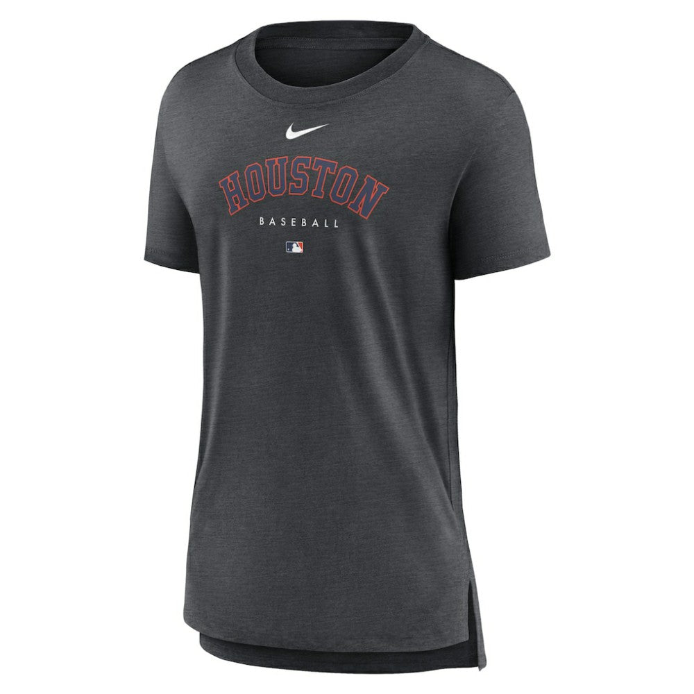 Houston Astros Nike Women's Authentic Collection Early Work Tri-Blend T-Shirt Clearance
