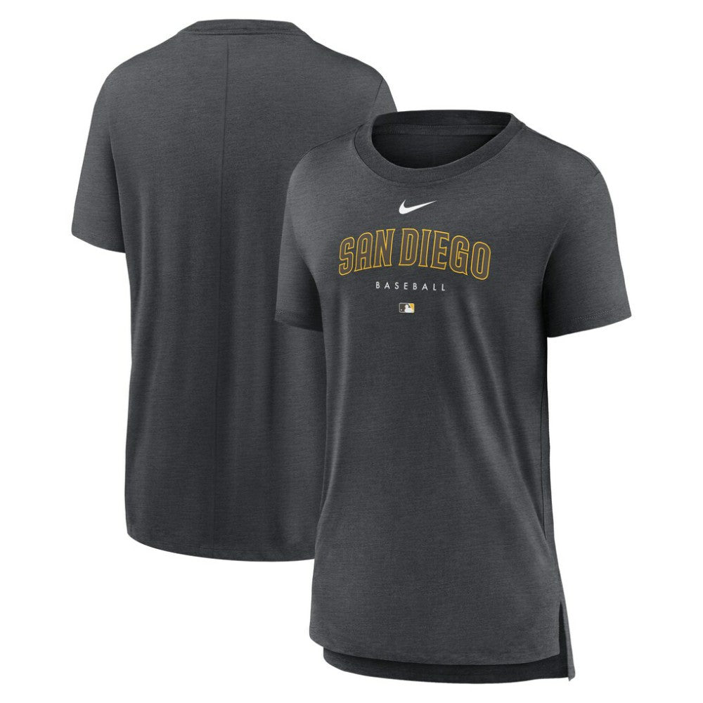 San Diego Padres Nike Women's Authentic Collection Early Work Tri-Blend T-Shirt Sale