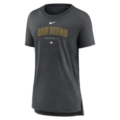 San Diego Padres Nike Women's Authentic Collection Early Work Tri-Blend T-Shirt Sale