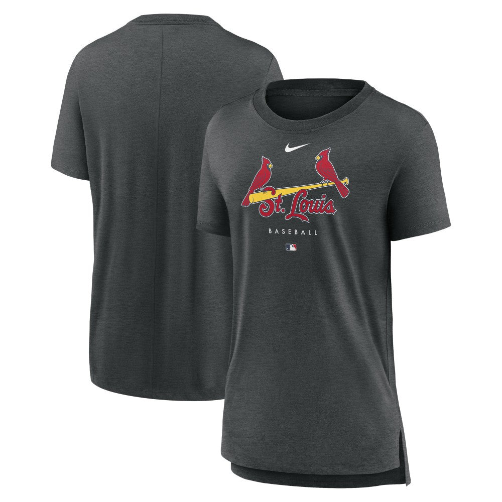 St. Louis Cardinals Nike Women's Authentic Collection Early Work Tri-Blend T-Shirt for sale