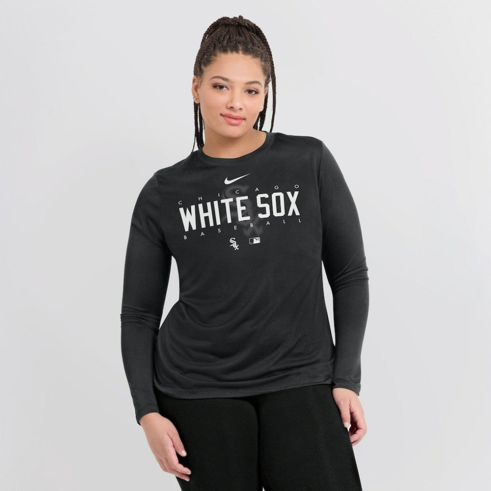 Chicago White Sox Nike Women's Authentic Collection Legend Performance Long Sleeve T-Shirt On Sale