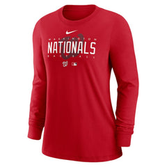 Washington Nationals Nike Women's Authentic Collection Legend Performance Long Sleeve T-Shirt Lifestyle