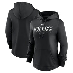 Colorado Rockies Nike Women's Authentic Collection Pregame Performance Pullover Hoodie Lifestyle