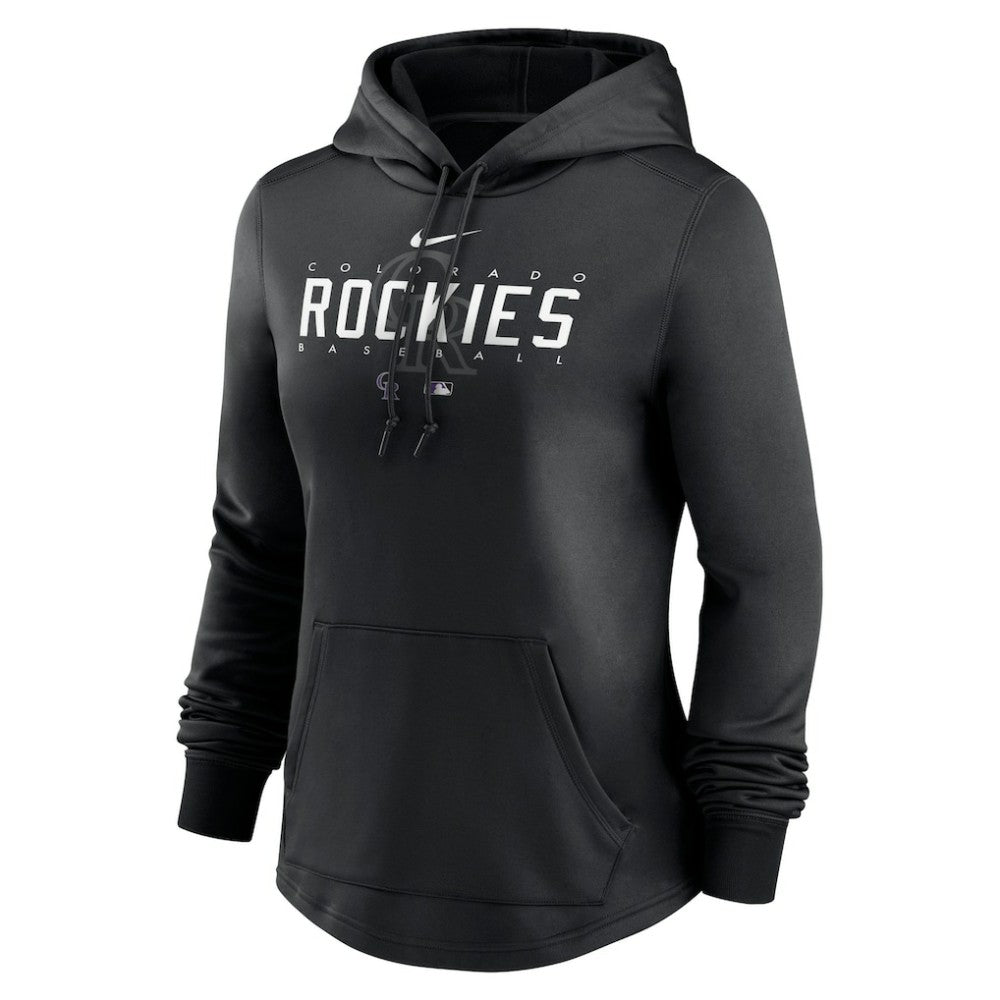 Colorado Rockies Nike Women's Authentic Collection Pregame Performance Pullover Hoodie Lifestyle