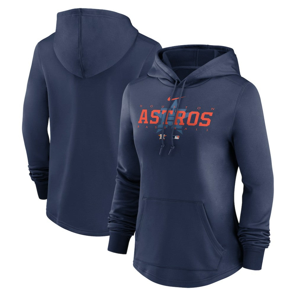 Houston Astros Nike Women's Authentic Collection Pregame Performance Pullover Hoodie Sale