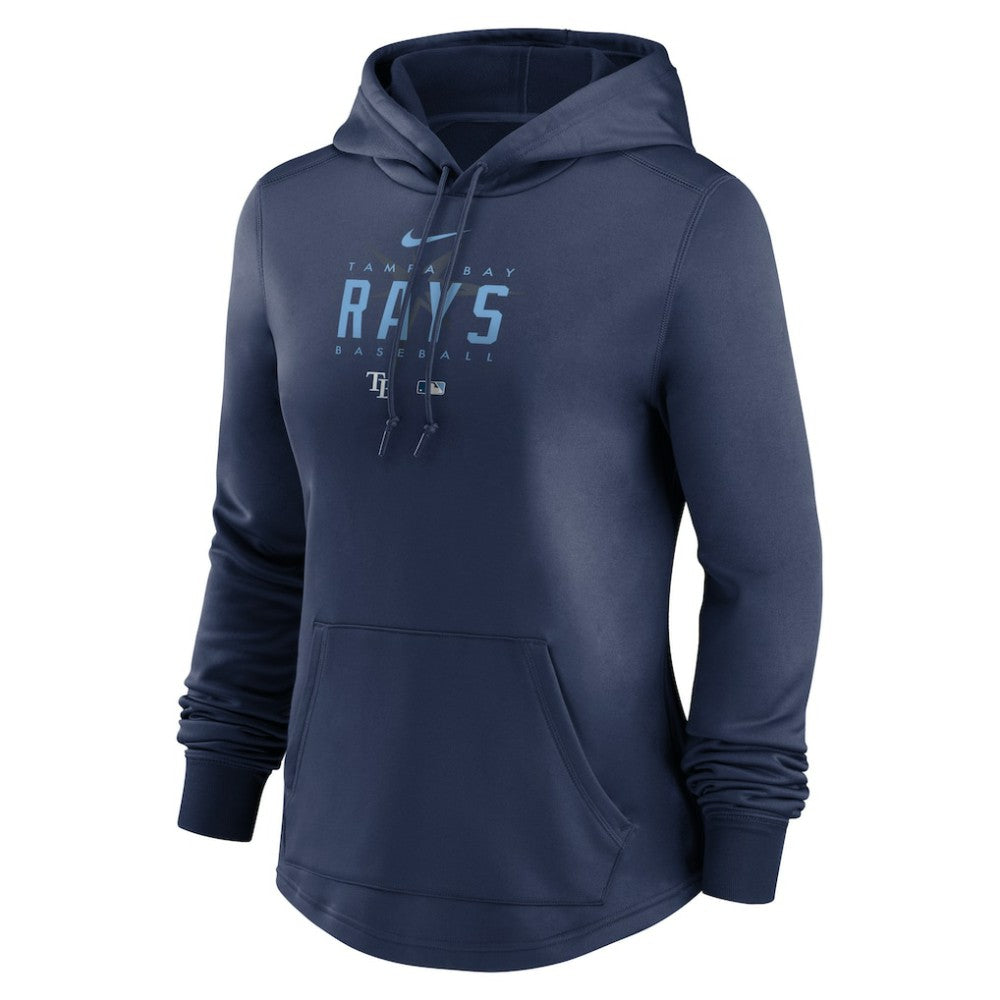 Tampa Bay Rays Nike Women's Authentic Collection Pregame Performance Pullover Hoodie Lifestyle
