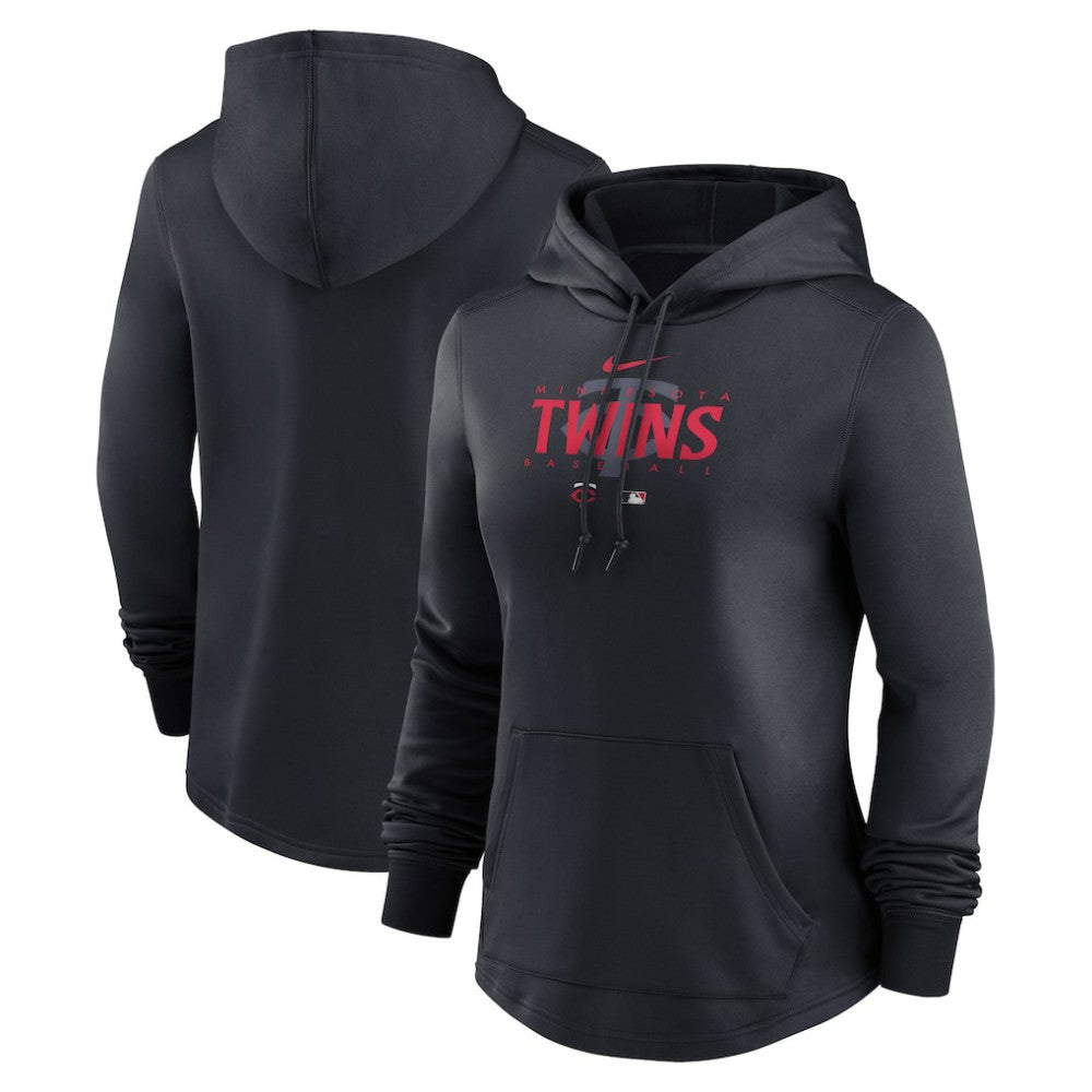 Minnesota Twins Nike Women's Authentic Collection Pregame Performance Pullover Hoodie Lifestyle