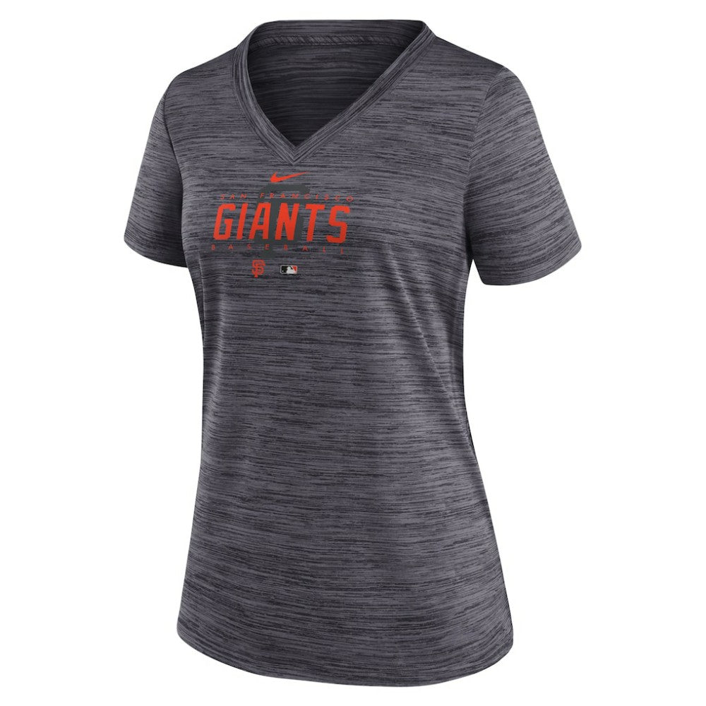 San Francisco Giants Nike Women's Authentic Collection Velocity Practice Performance V-Neck T-Shirt Sale