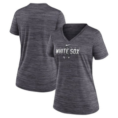 Chicago White Sox Nike Women's Authentic Collection Velocity Practice Performance V-Neck T-Shirt On Sale