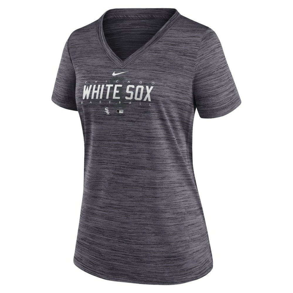 Chicago White Sox Nike Women's Authentic Collection Velocity Practice Performance V-Neck T-Shirt On Sale