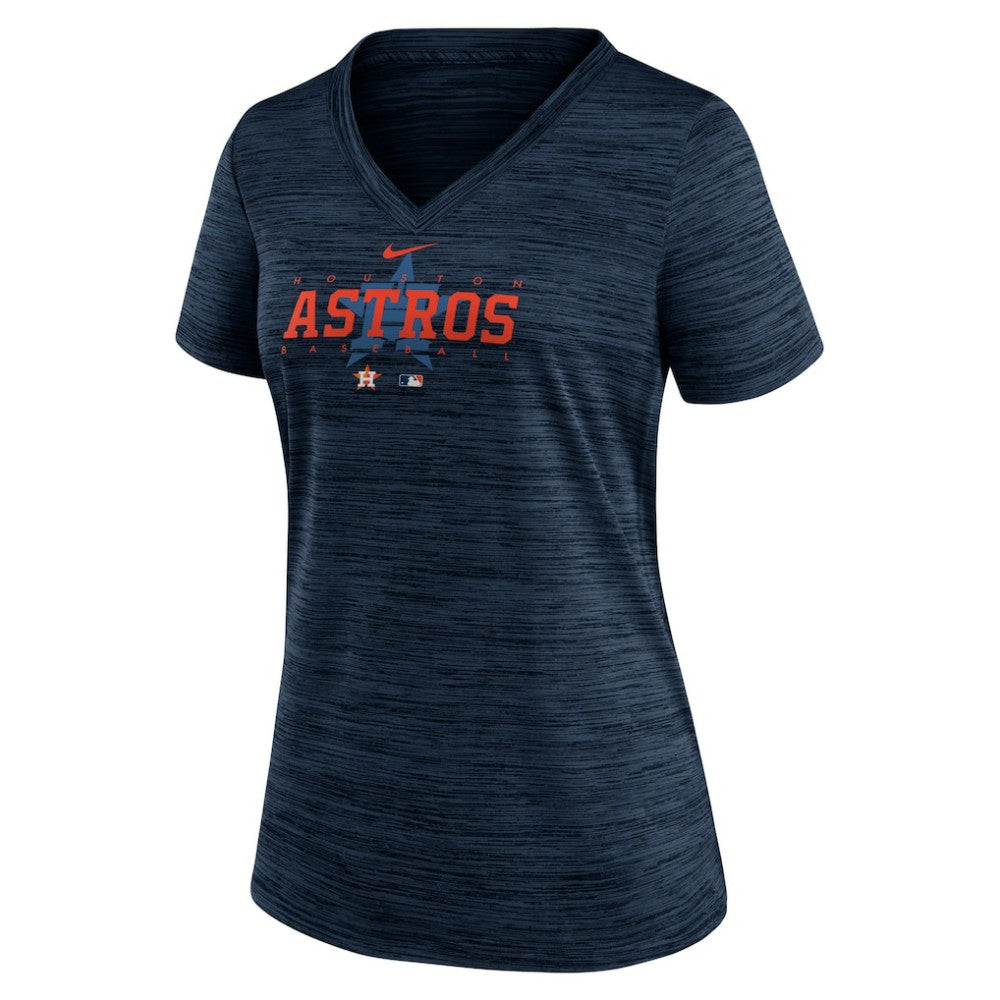Houston Astros Nike Women's Authentic Collection Velocity Practice Performance V-Neck T-Shirt Online