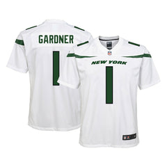 Ahmad Sauce Gardner New York Jets Youth Game Jersey White - Nike