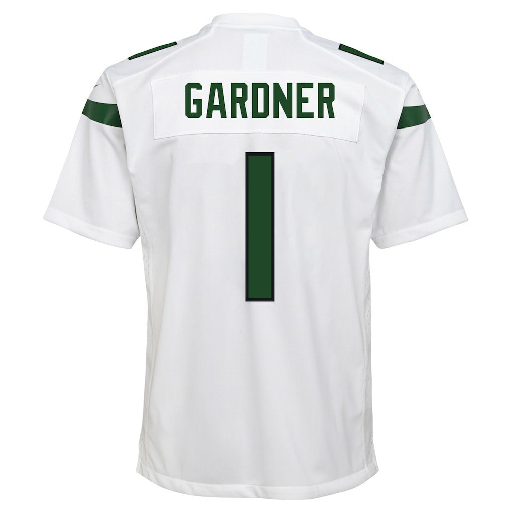 Ahmad Sauce Gardner New York Jets Youth Game Jersey White - Nike