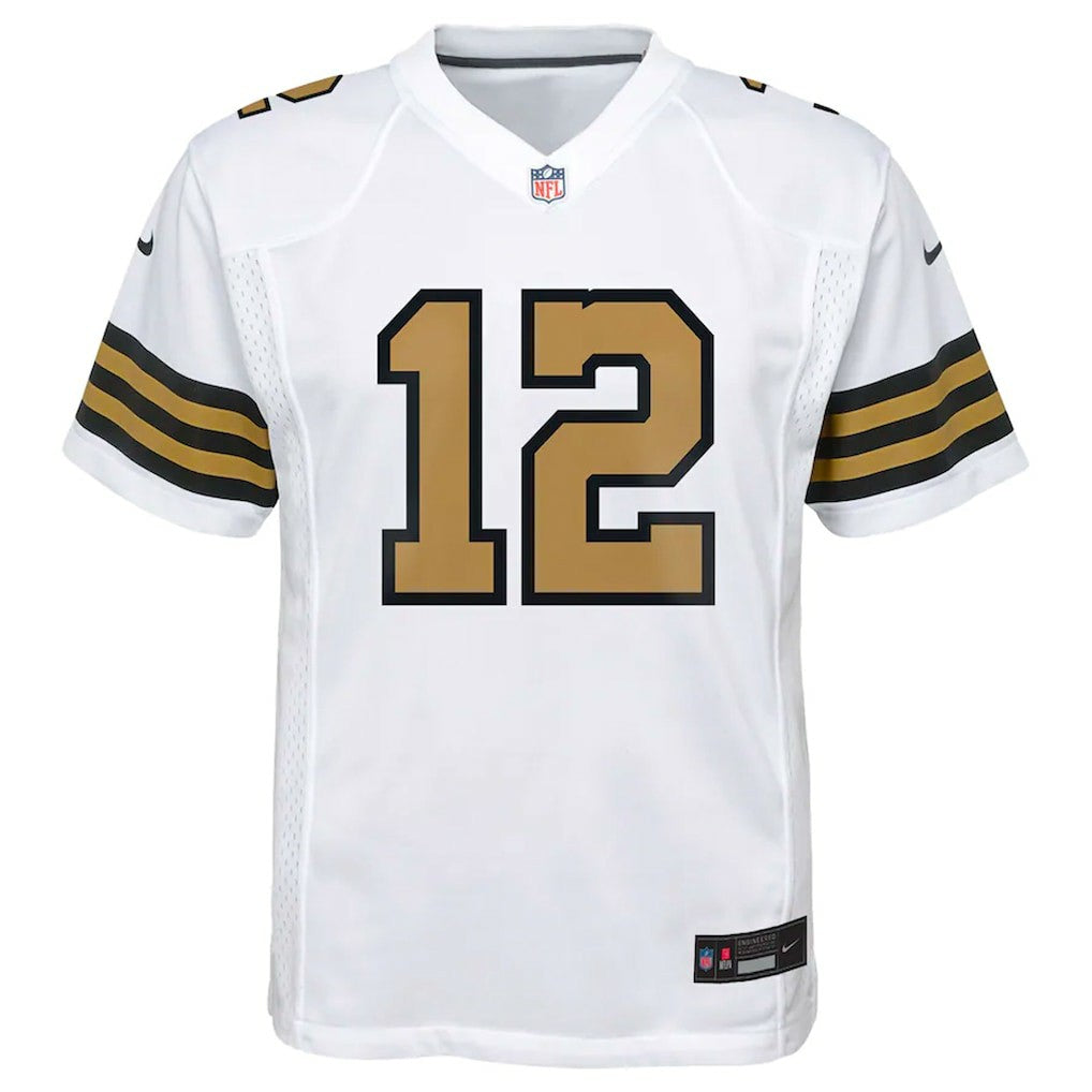 Chris Olave New Orleans Saints Youth Game Jersey White - Nike