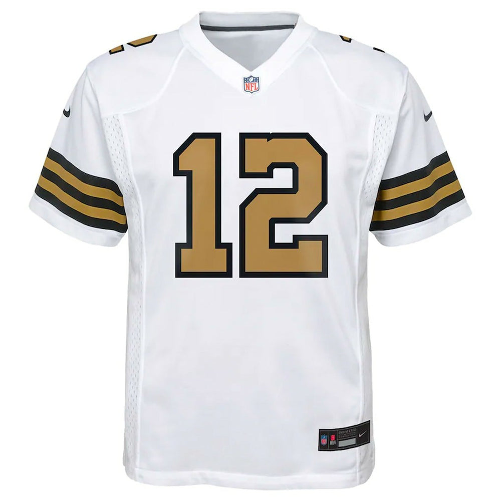 Chris Olave New Orleans Saints Youth Game Jersey White - Nike
