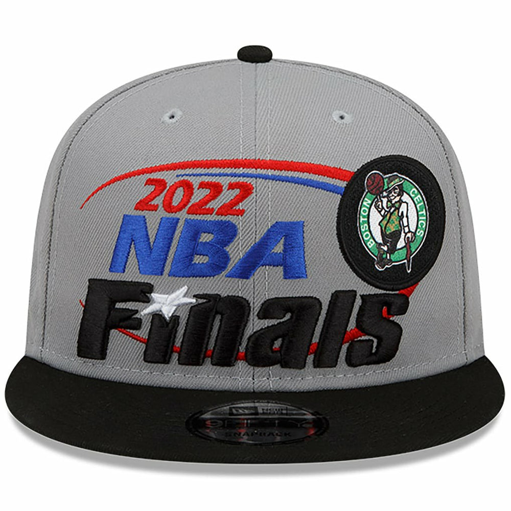 New Era - Boston Celtics 2022 Eastern Conference Champions Locker Room 9FIFTY Snapback Adjustable Hat - Gray/Black