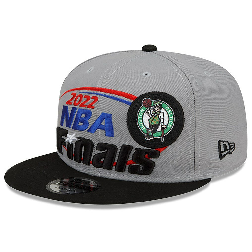 New Era - Boston Celtics 2022 Eastern Conference Champions Locker Room 9FIFTY Snapback Adjustable Hat - Gray/Black